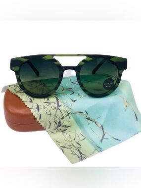 KOMONO sunglasses Dreyfuss Green Safari NEW